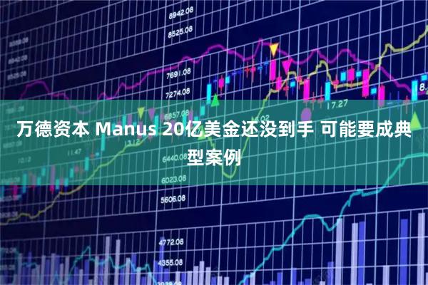 万德资本 Manus 20亿美金还没到手 可能要成典型案例